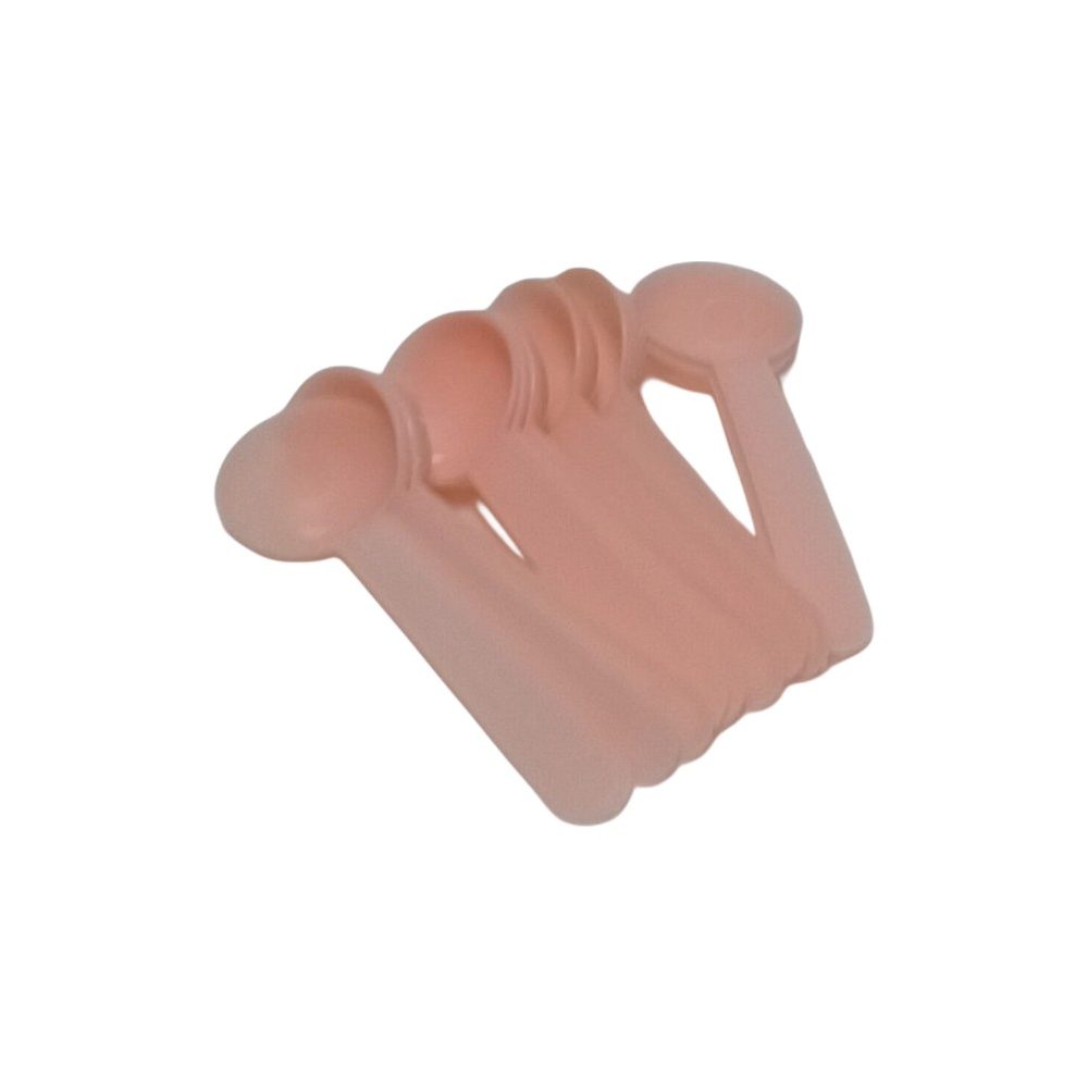 Plastic Round Dessert Spoons, 10 Pack