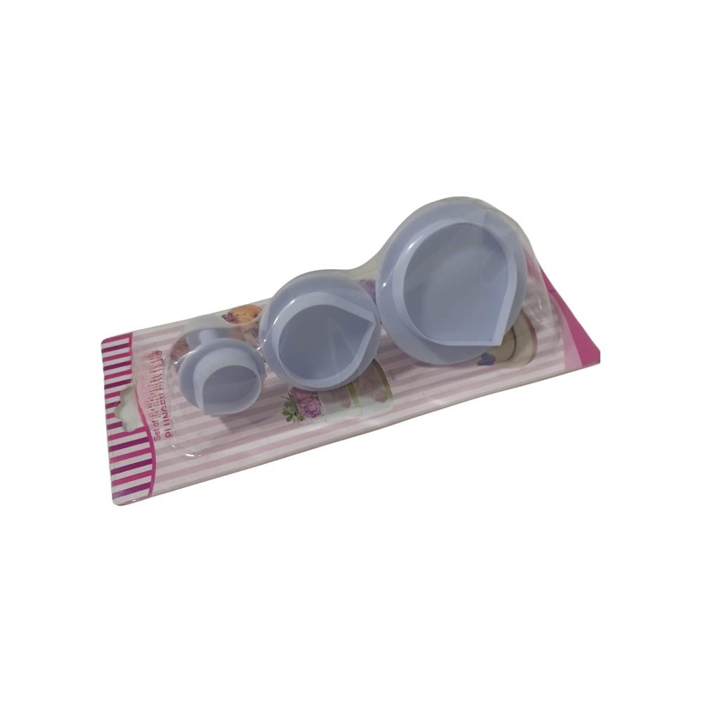 Rose Petal Plunger Cutter Set (3 Pieces)