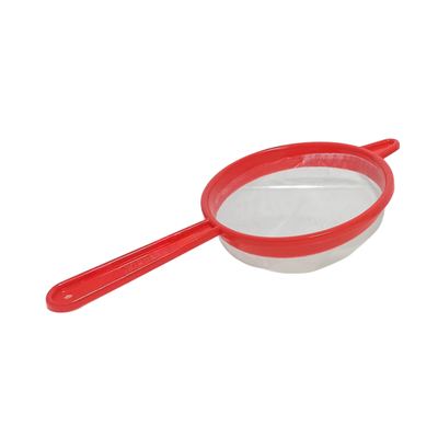 Plastic tea strainer with handle