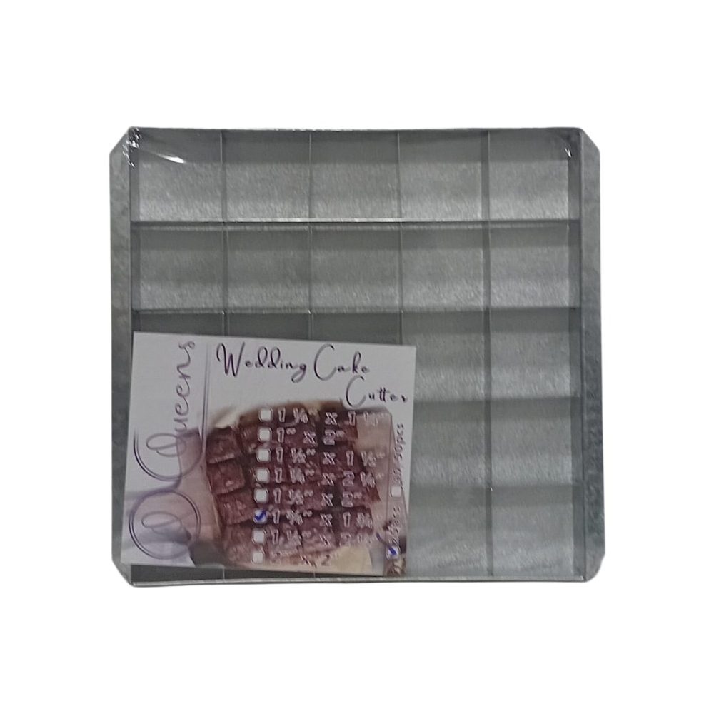 Wedding Cake Cutter Grid, 25 Squares