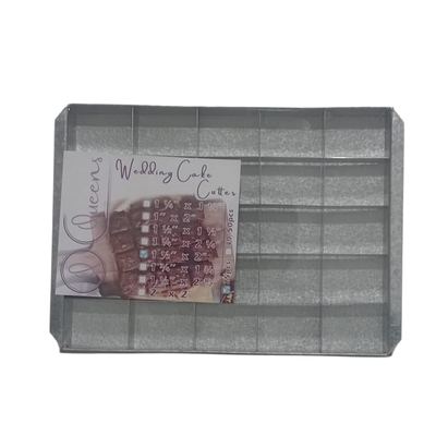 Wedding Cake Cutter Grid, 2" x 1.5"