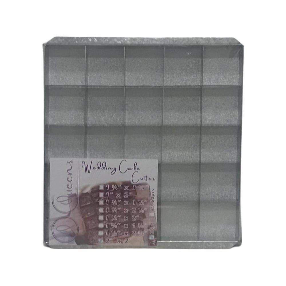 Wedding Cake Cutter Grid, 25 Pieces