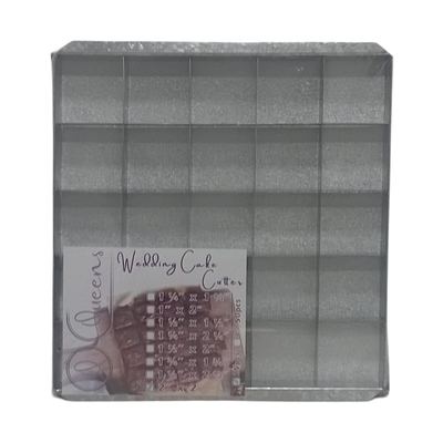 Wedding Cake Cutter Grid, 25 Pieces