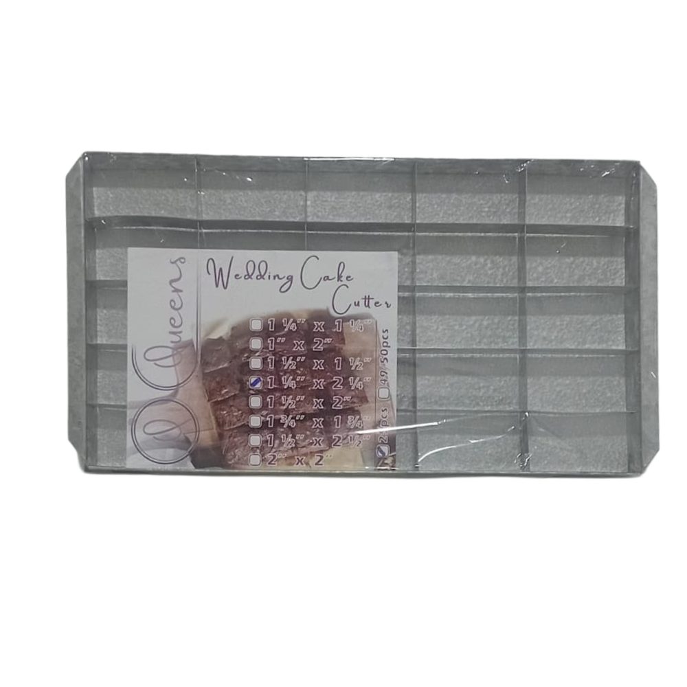 Wedding cake cutter grid, 25 pieces