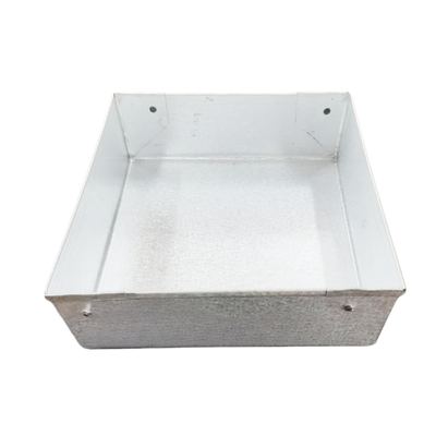 Square aluminium cake tray, 750g