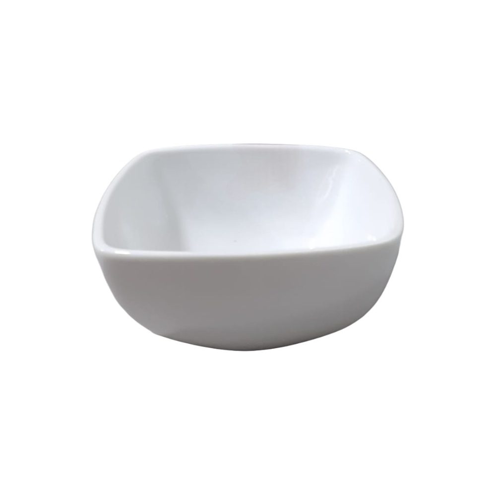 Dankotuwa White Square Fruit Saucer