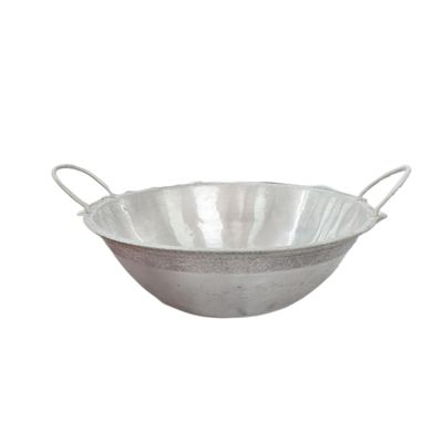 Aluminium thachchi frying wok, 12"