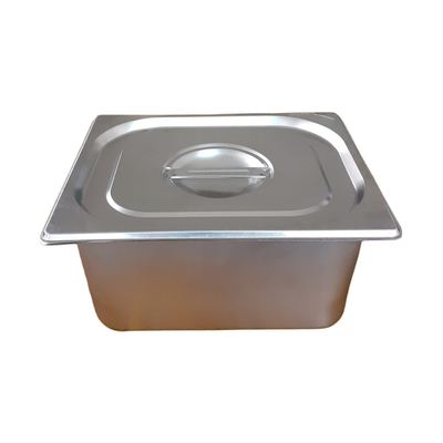 Half-size S/S GN pan with lid