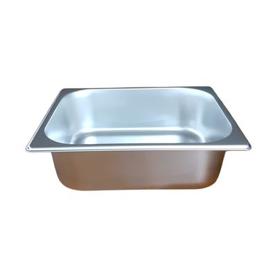 Half-size stainless GN pan, 4" deep