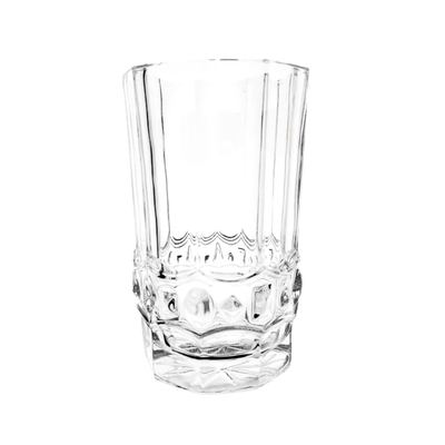Cut Glass Water Tumblers, 280ml (6pcs)