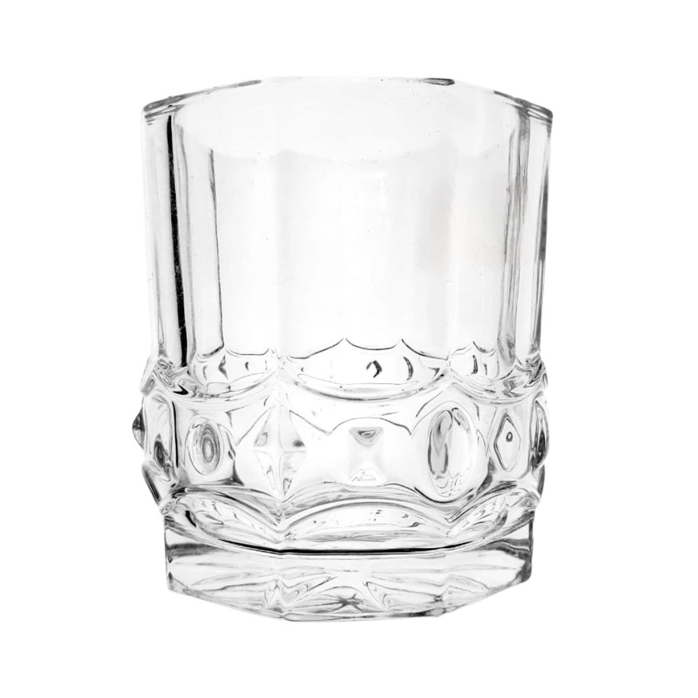 Cut Glass Whisky Tumbler, 300ml (6pcs)
