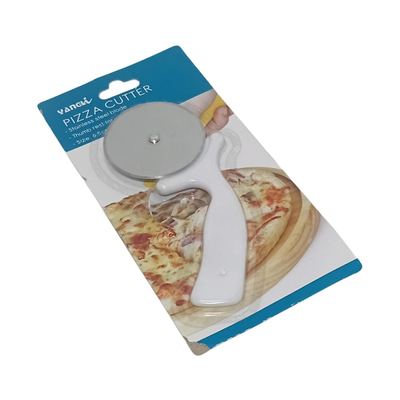 Pizza Cutter Wheel with White Handle