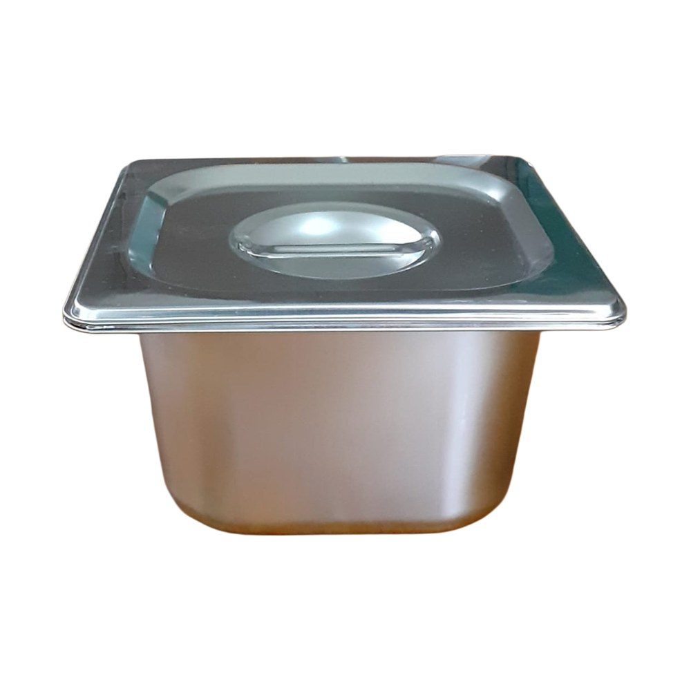 GN 1/6 Stainless Steel Pan with Lid