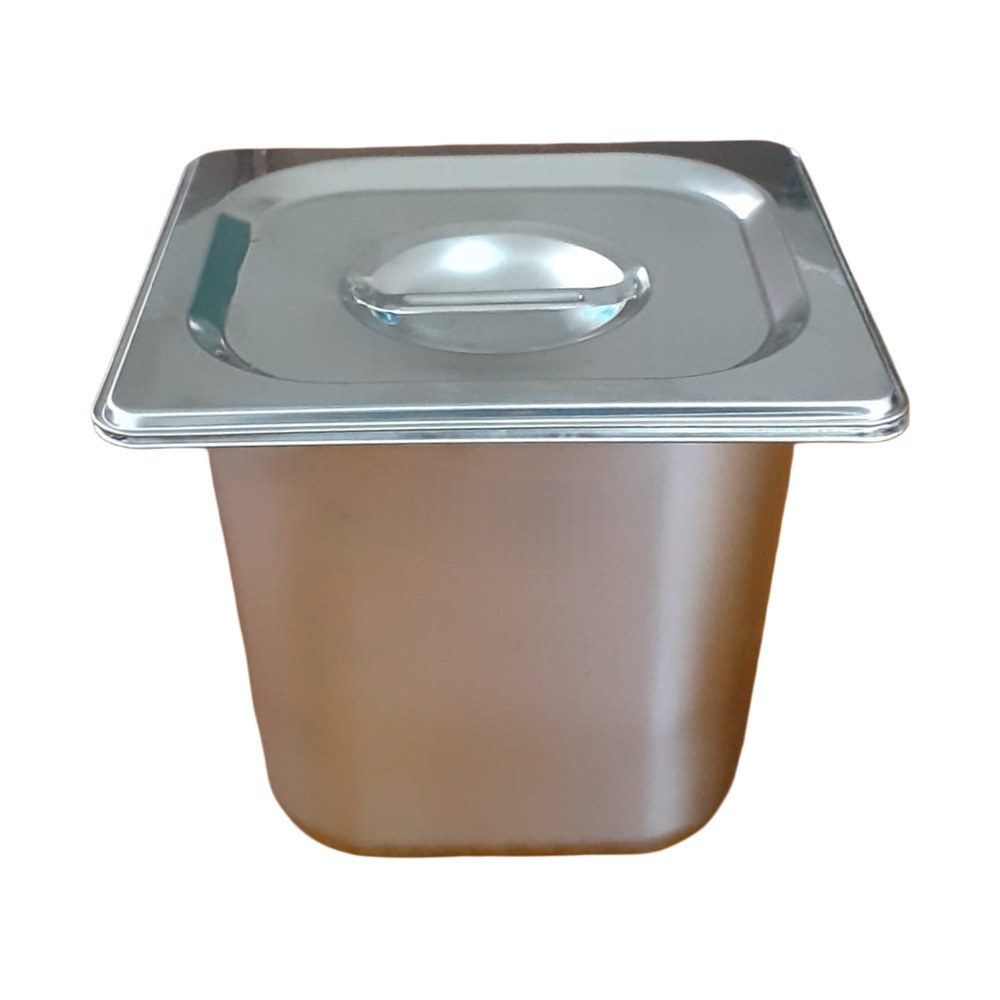 GN 1/6 Stainless Steel Pan with Lid
