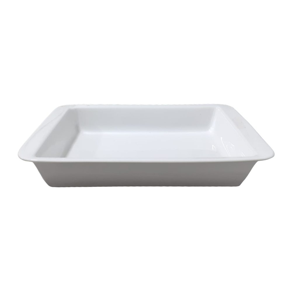 Dankotuwa white porcelain bake-and-serve tray