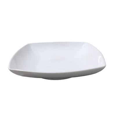 Dankotuwa White Square Soup Plate