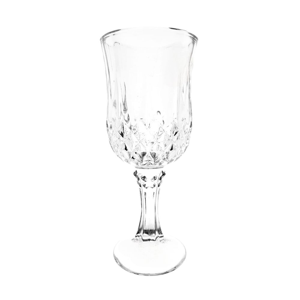 Cut Glass Wine Goblets, 160ml (6 Pack)