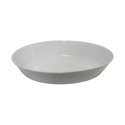 Dankotuwa white porcelain round baker dish