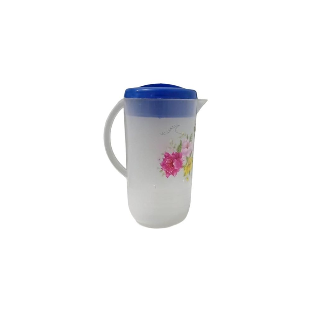 Plastic water jug with lid