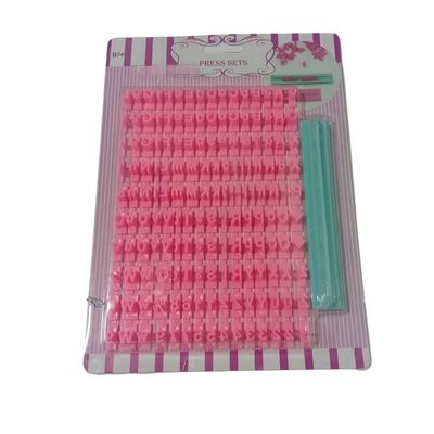 Pink Fondant Letter Press Set