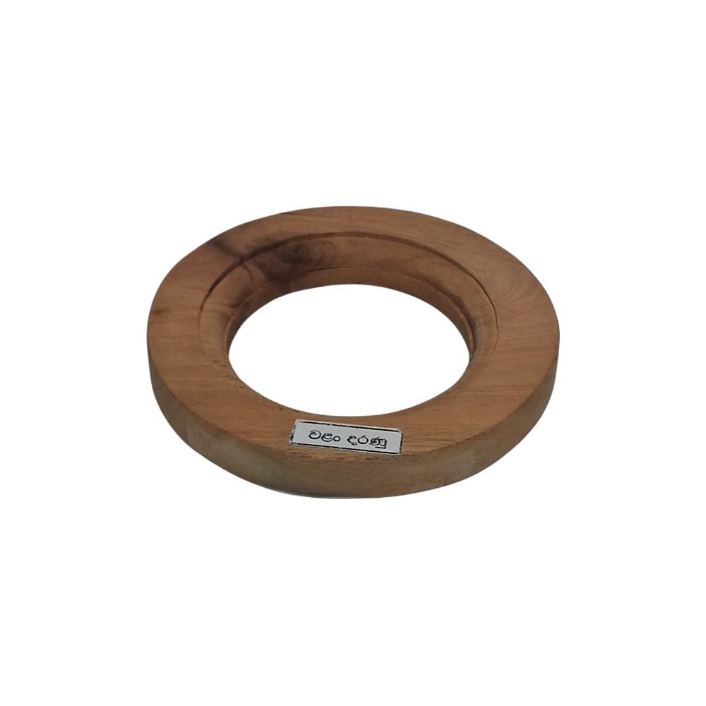 Round Wooden Pot Stand (XL)