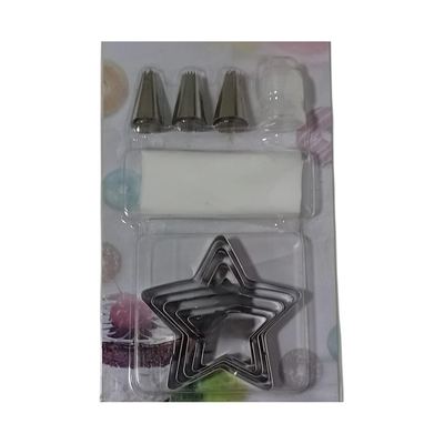 Cake Decorating Set with Star Cutters