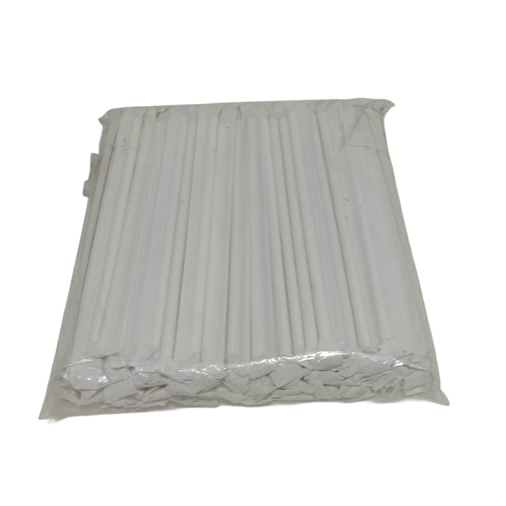 White Paper Drinking Straws, Bulk Pack