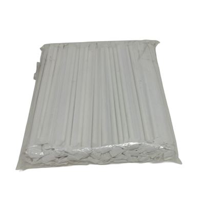 White Paper Drinking Straws, Bulk Pack