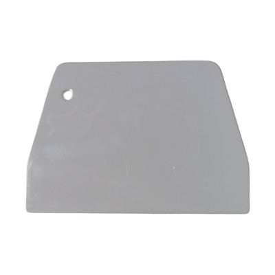 White Plastic Dough Scraper