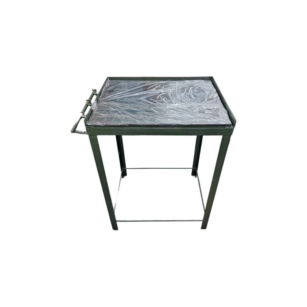 Koththu plate with stand, 3-line burner
