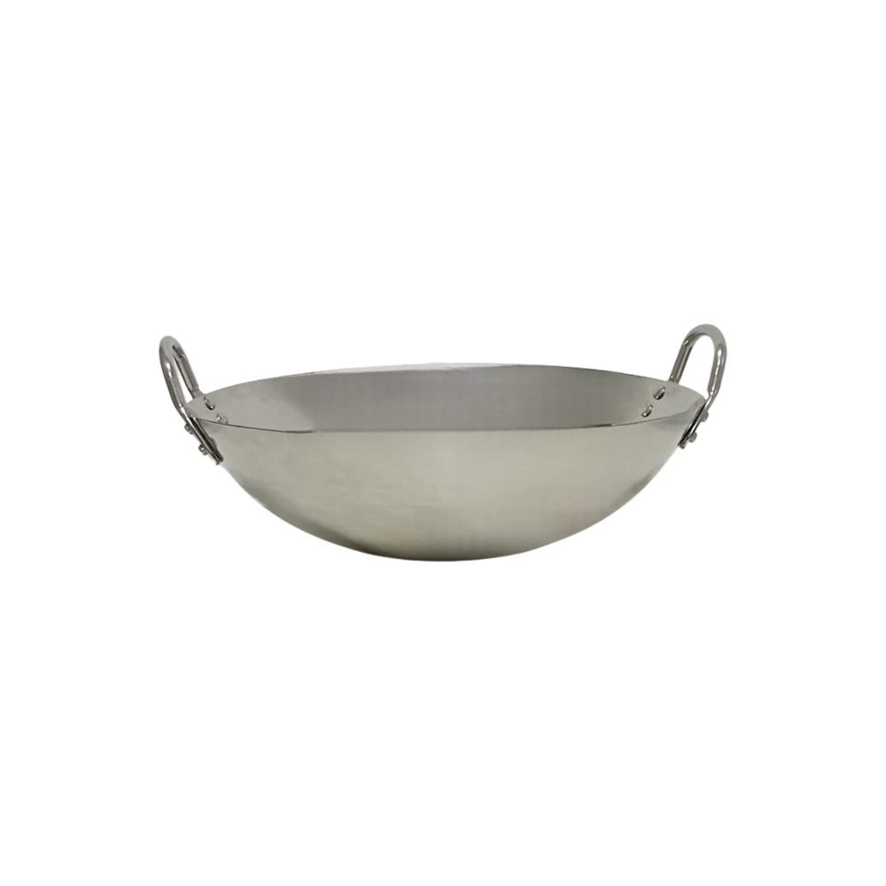 Stainless Steel Wok 36cm, Double Handle