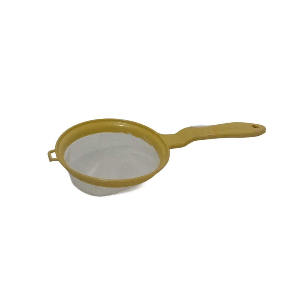 Plastic milk strainer with mesh