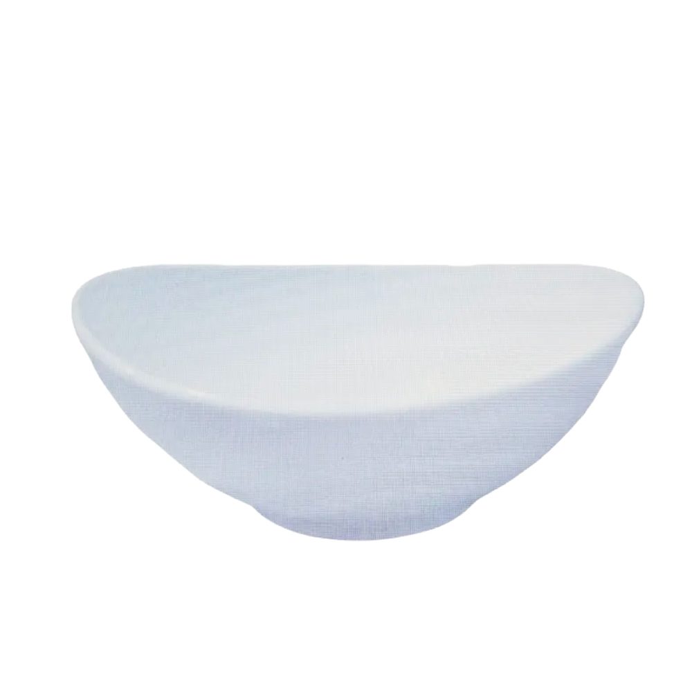 Dankotuwa white oval flair dish