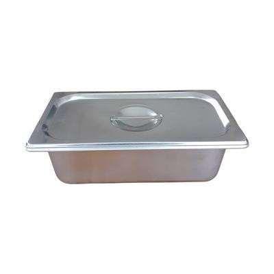 GN 1/3 Stainless Steel Pan with Lid