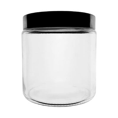 750ml Glass Storage Jar with Black Lid