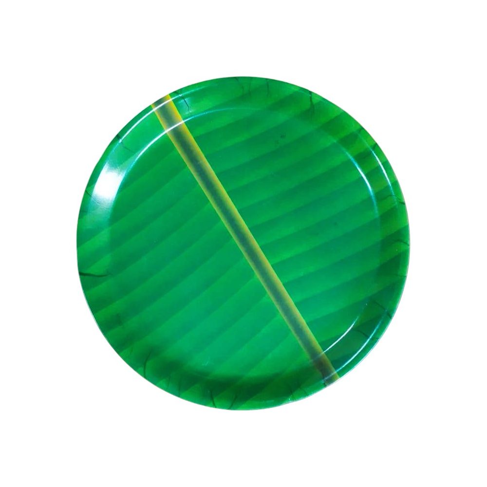 9" Melamine Banana Leaf Plate
