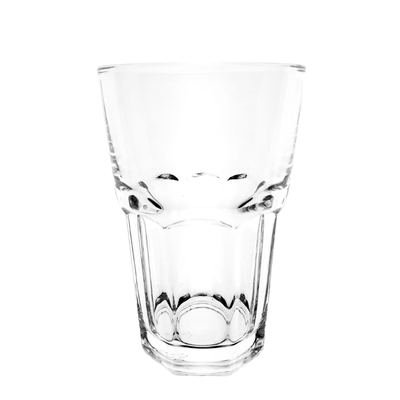 Faceted Glass Water Tumbler 280ml