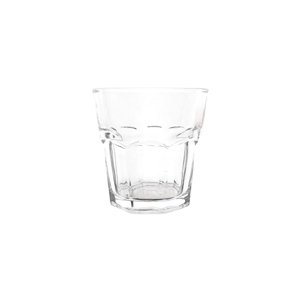 Faceted Rock Glass Tumbler