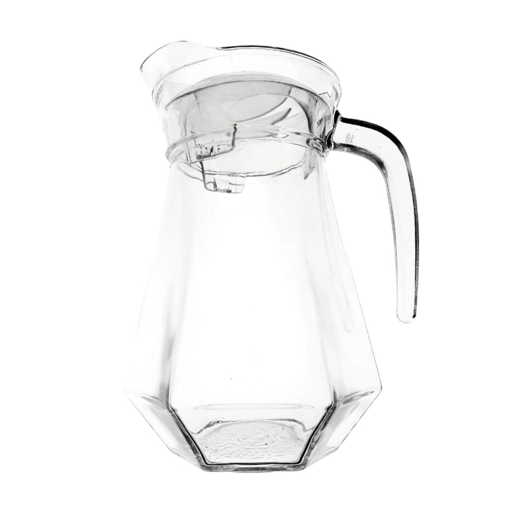 Glass Water Jug with Lid