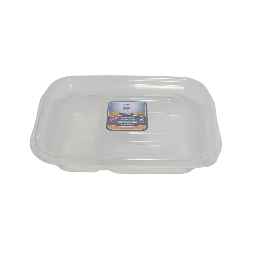 900ml Divided Rectangular Food Box