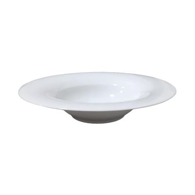 Dankotuwa White Rimmed Soup Plate