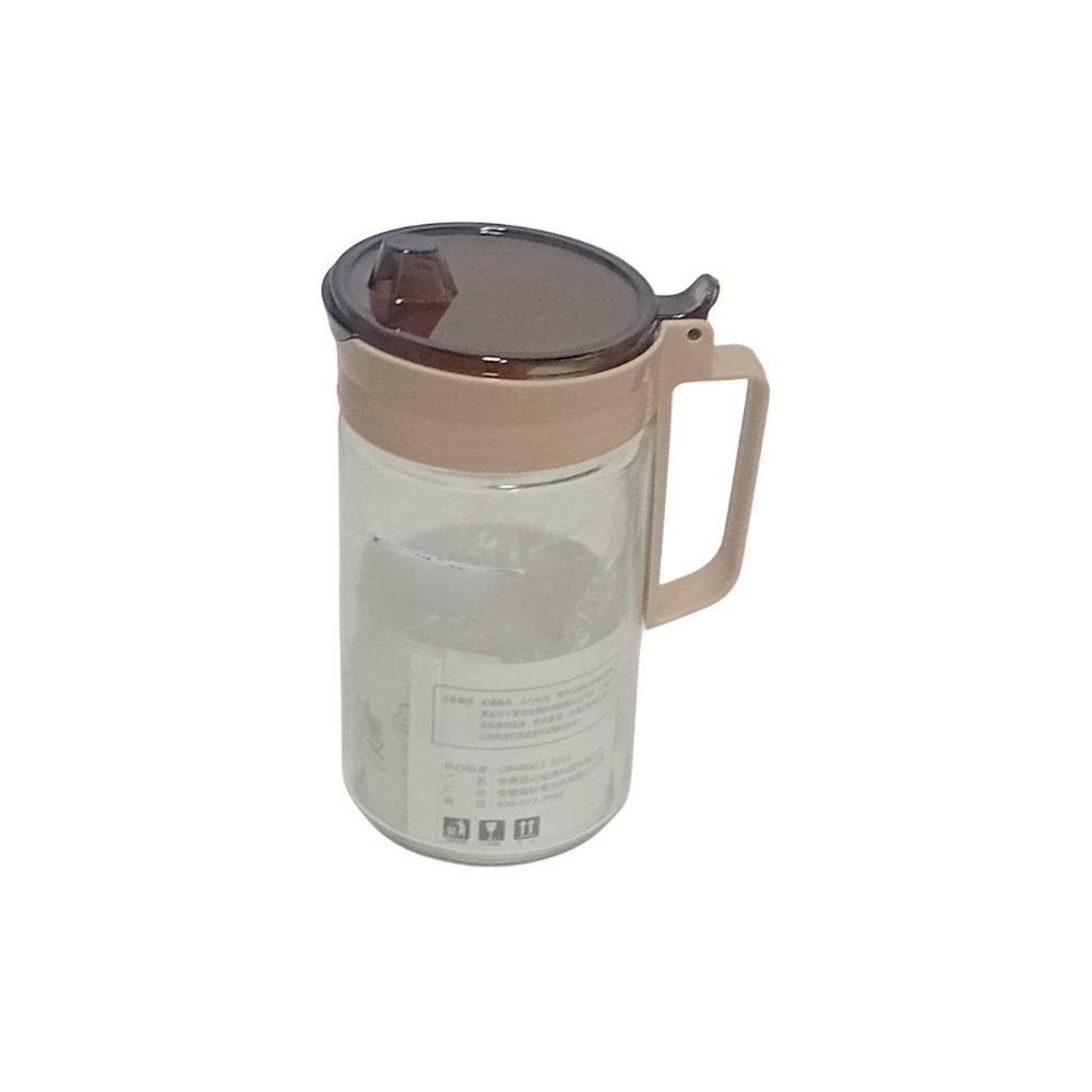 Glass Oil Bottle with Flip Lid