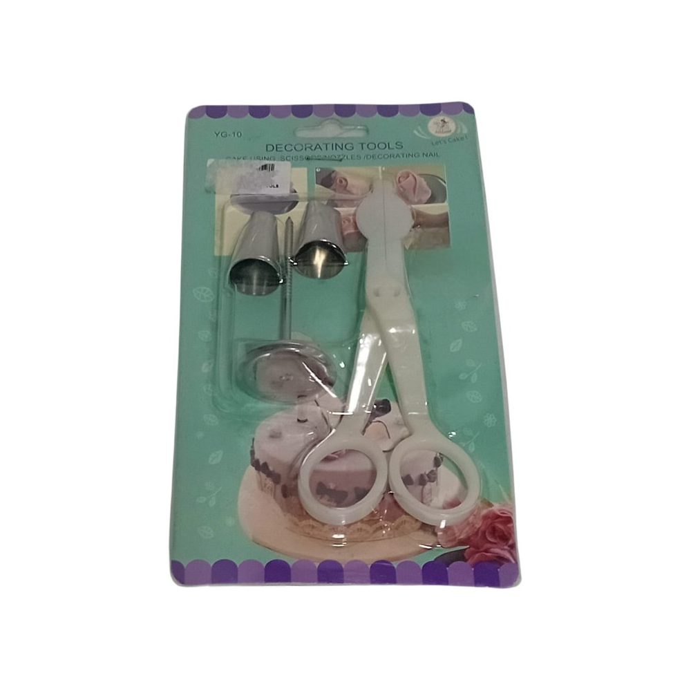 Flower Lifting Scissors with Nail and Two Nozzles
