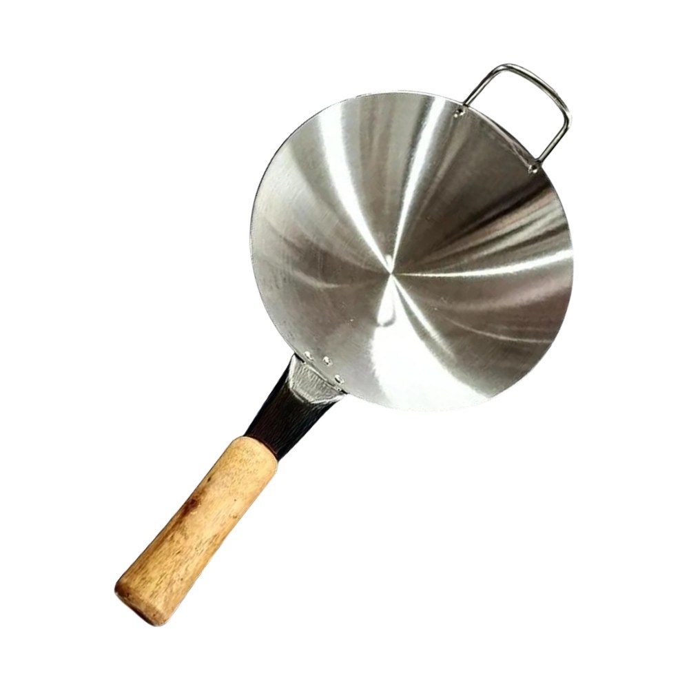 Wooden Handle Wok, 30cm