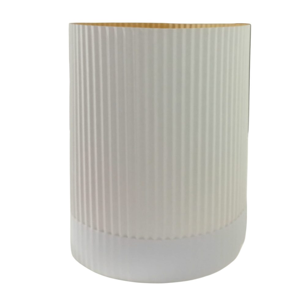 White Pleated Paper Chef Hat