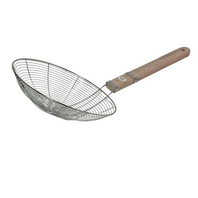 Wire Spider Skimmer with Wooden Handle