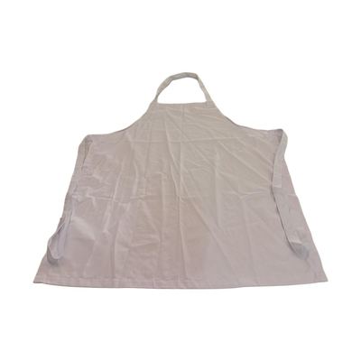 White Cotton Full Bib Apron