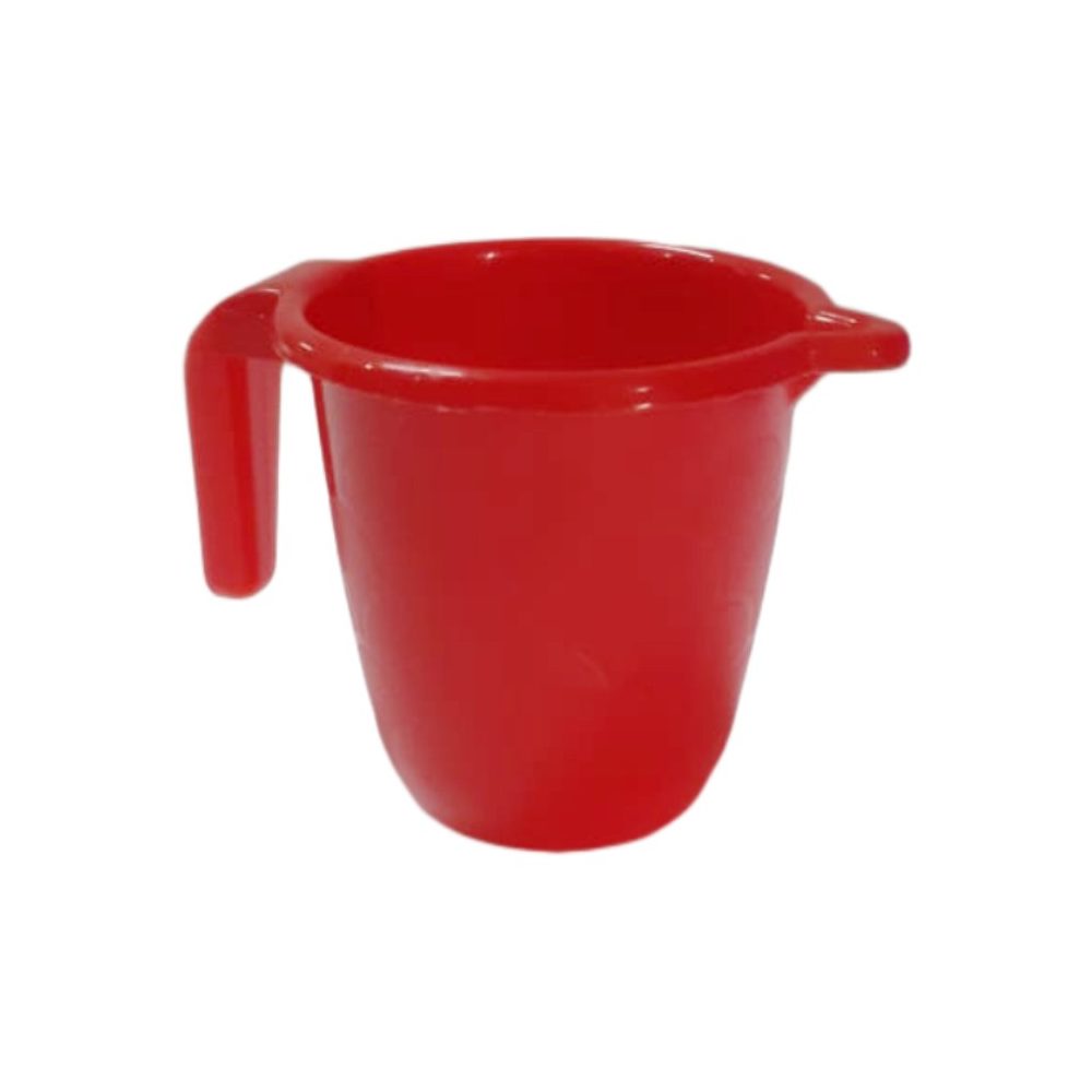 Plastic beaker mug with handle