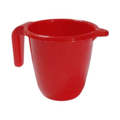 Plastic beaker mug with handle