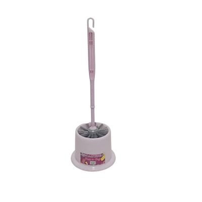 Toilet brush with caddy holder